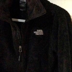NorthFace Black Fuzzy Fleece Sweater